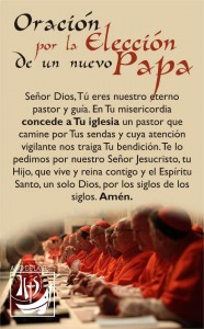 Oración nuevo Papa